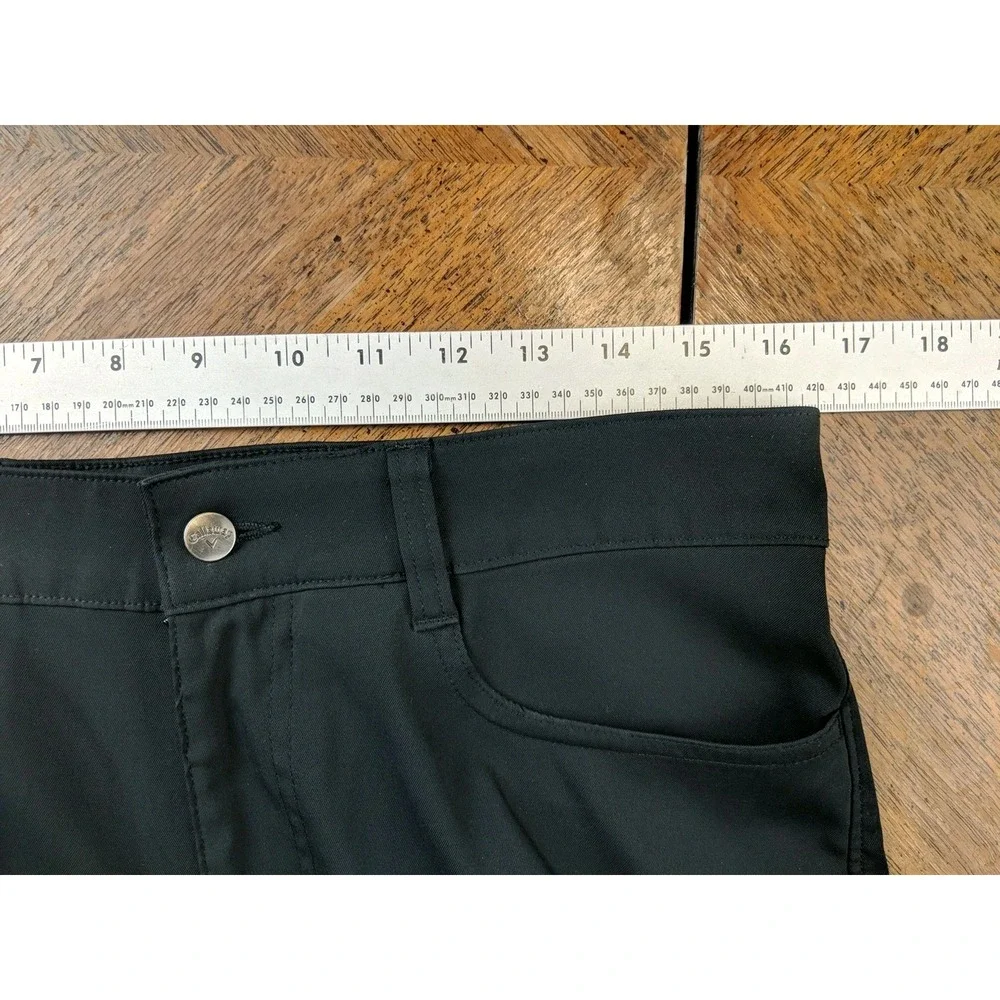 Callaway‎ Golf Pants Optimum Performance Athletic 31(33*)x32 Black Breathable